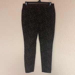 4/$15 Chico's Black and Brown Jeggings